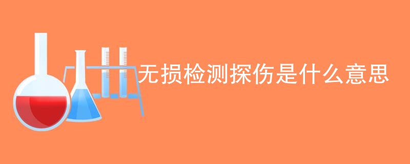 无损检测探伤是什么意思